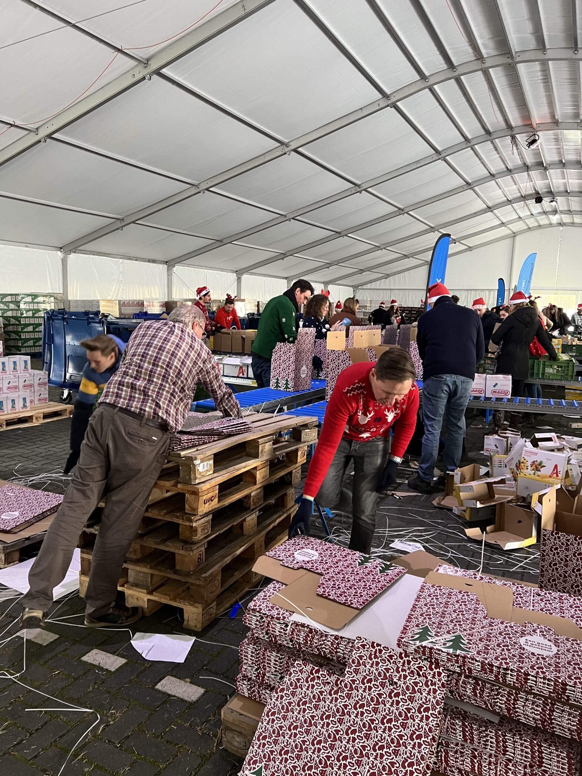 Een gezellige kerstborrel met het team!